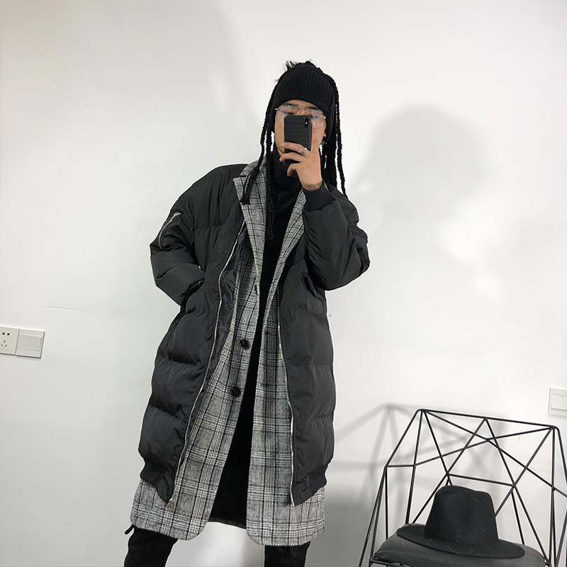 2021 New Winter Men of Long Holiday Designer Two Thick Cotton Hop Clothes Suffeng Original Personality Loose Coat Trend 78J2, Black
2021 New Winter Men of Long Holiday Designer Two Thick Cotton Hop Clothes Suffeng Original Personality Loose Coat Trend 78J2, Black