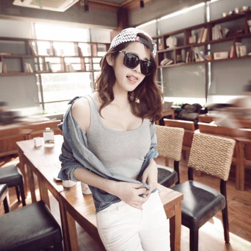 Sexy Vest Women Plain Camisole U-neck Vest Stretchable Midriff-baring Backless Tank Tops UNS-OKLE1, White
Sexy Vest Women Plain Camisole U-neck Vest Stretchable Midriff-baring Backless Tank Tops UNS-OKLE1, White