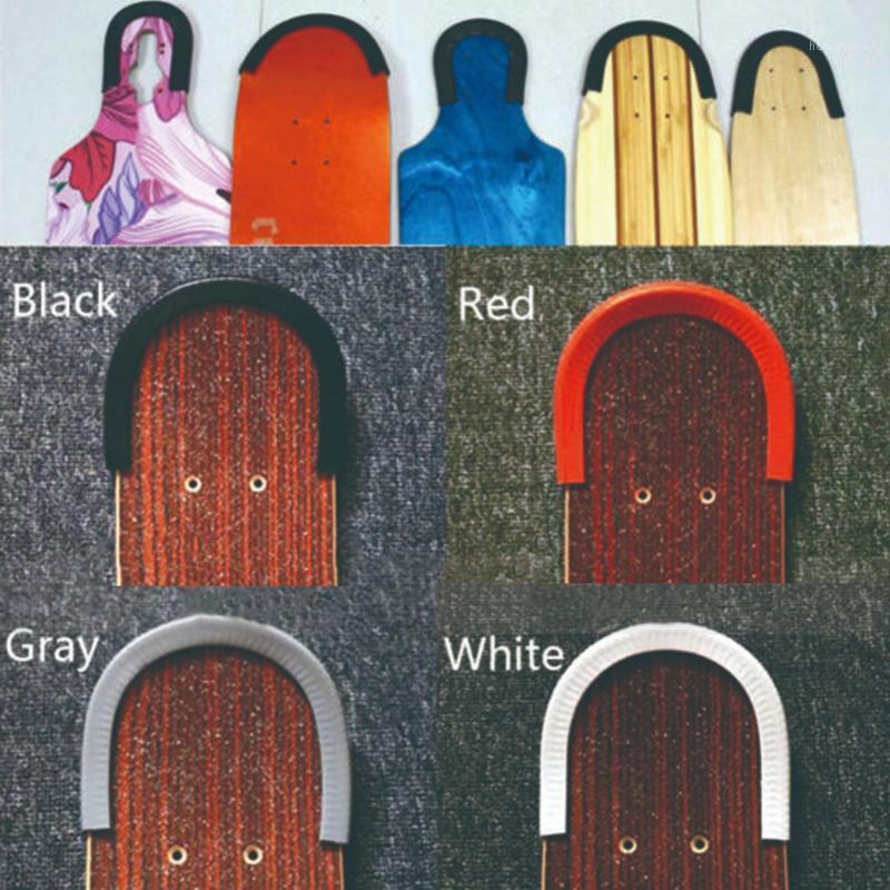 1 Pcs Skateboard Deck Guards Protector U Channel Design Rubber and Steel Bumpers Bump Longboard Dance Board Crash Rubber Strip1, Black 
1 Pcs Skateboard Deck Guards Protector U Channel Design Rubber and Steel Bumpers Bump Longboard Dance Board Crash Rubber Strip1, Black
