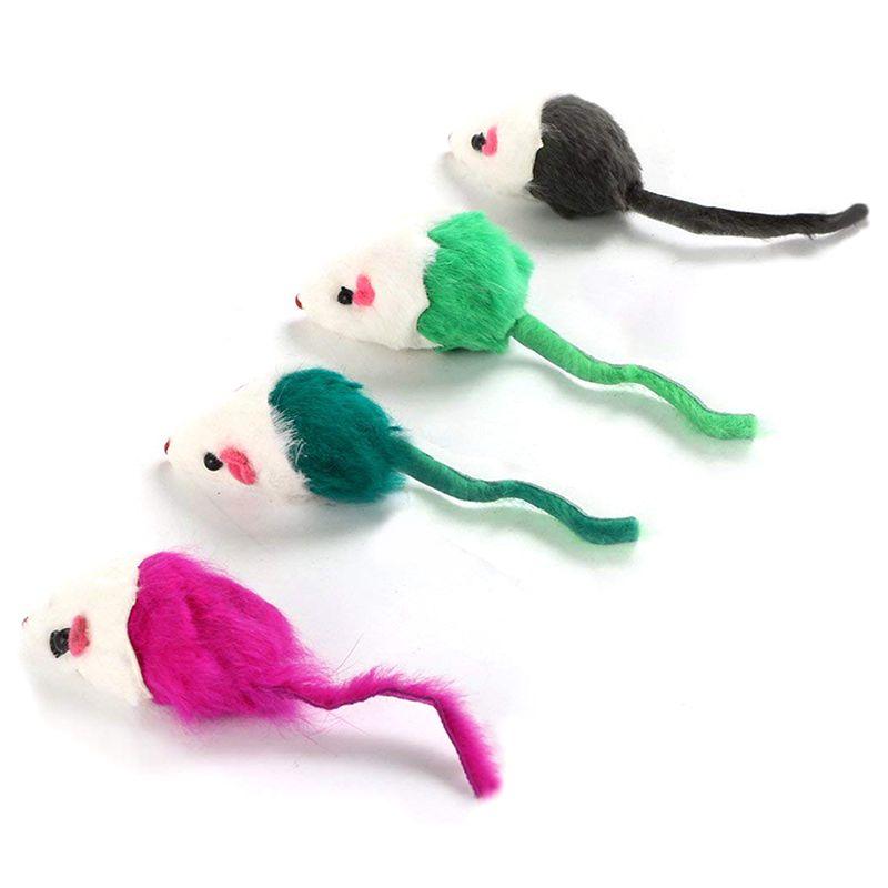Rattling Catnip Mice x 4 pcs - Cat Toys
