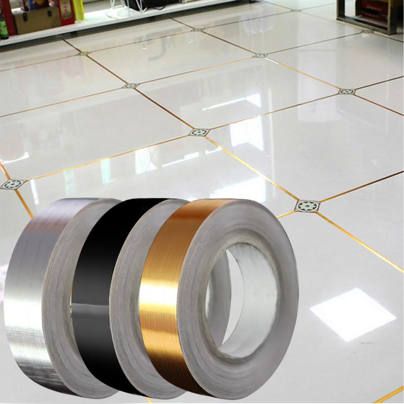 50m/Roll Brushed Gold Silver Floor Edging Waterproof Seam Wall Stickers Wall Gap home decoration Self-adhesive Tile sticker 2021
50m/Roll Brushed Gold Silver Floor Edging Waterproof Seam Wall Stickers Wall Gap home decoration Self-adhesive Tile sticker 2021