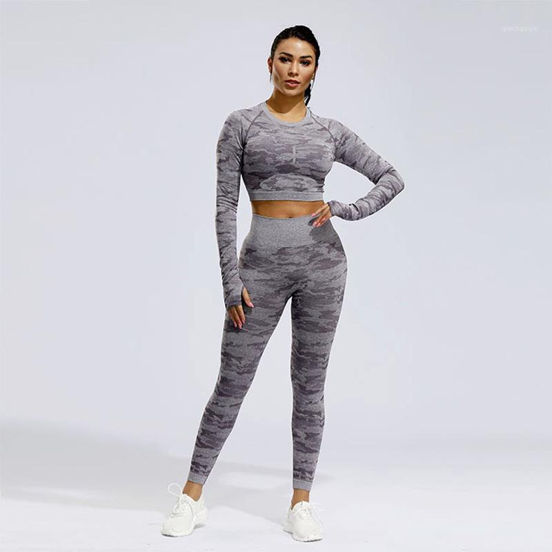 Two Piece Yoga Set Women Gym Clothes Seamless Top Leggings Sportswear Camouflage Color Activewear Set Conjunto Fitness Mujer1, Black
Two Piece Yoga Set Women Gym Clothes Seamless Top Leggings Sportswear Camouflage Color Activewear Set Conjunto Fitness Mujer1, Black