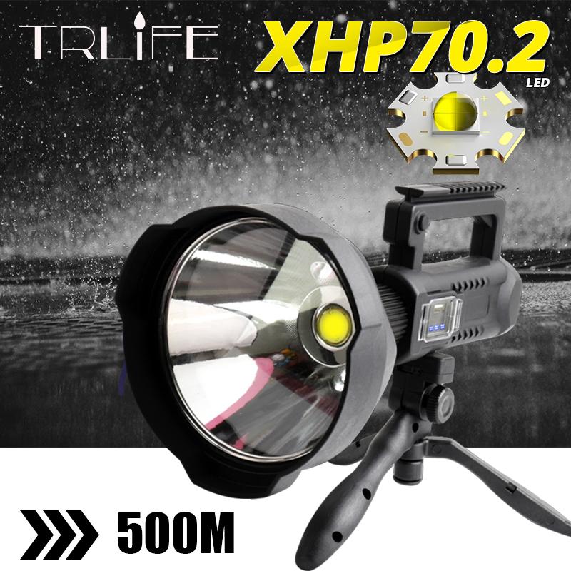 Most Bright Portable Searchlight Spotlight XHP70.2 8000mAh LED Camping Light XHP50 Adventure Lamp for expeditions
Most Bright Portable Searchlight Spotlight XHP70.2 8000mAh LED Camping Light XHP50 Adventure Lamp for expeditions