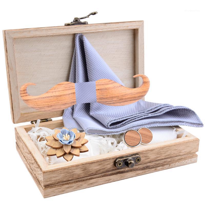 New 3D Zebrawood Mustache Novelty Wooden Bow Tie Set Red Bule Silk Handkerchief Cufflinks Brooch Sets For Mens Wedding Party Tie1
New 3D Zebrawood Mustache Novelty Wooden Bow Tie Set Red Bule Silk Handkerchief Cufflinks Brooch Sets For Mens Wedding Party Tie1