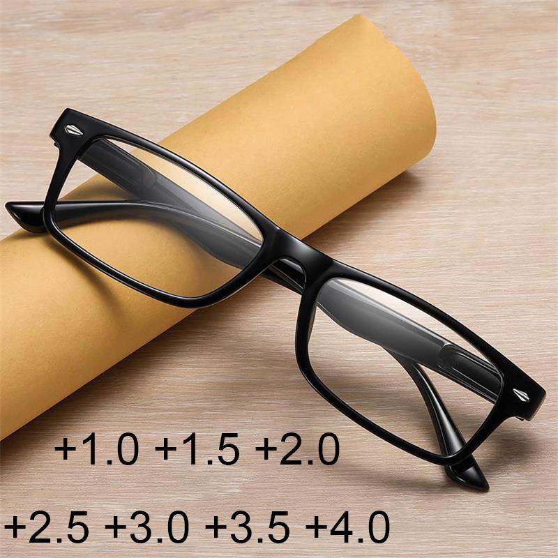 Men's Reading Glasses Rectangle Clear Lens Magnifier Eyeglasses Anti Blue Rays Filter Computer Vintage Glasses Focus Plus +1 +2
Men's Reading Glasses Rectangle Clear Lens Magnifier Eyeglasses Anti Blue Rays Filter Computer Vintage Glasses Focus Plus +1 +2