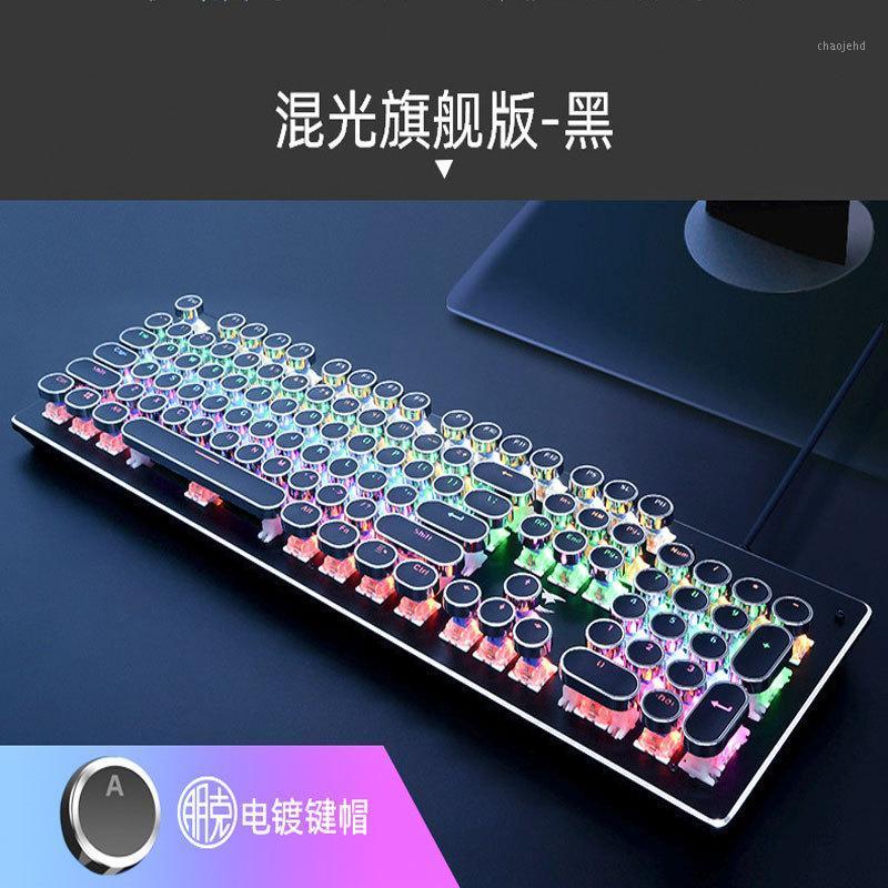 Steam Punk Really Mechanical Keyboard Keyclick Black Shaft Alternate Action Or Ergonamic Red Shaft Game Retro round Parts for Co1
Steam Punk Really Mechanical Keyboard Keyclick Black Shaft Alternate Action Or Ergonamic Red Shaft Game Retro round Parts for Co1