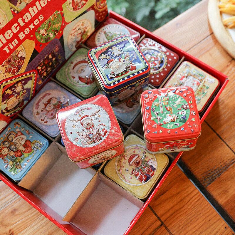 12PCS Square Shape Christmas Small Box Tin Packaging Gift Box for Candy Baking Biscuit Cookies Jar Sweet Cake Set New
12PCS Square Shape Christmas Small Box Tin Packaging Gift Box for Candy Baking Biscuit Cookies Jar Sweet Cake Set New