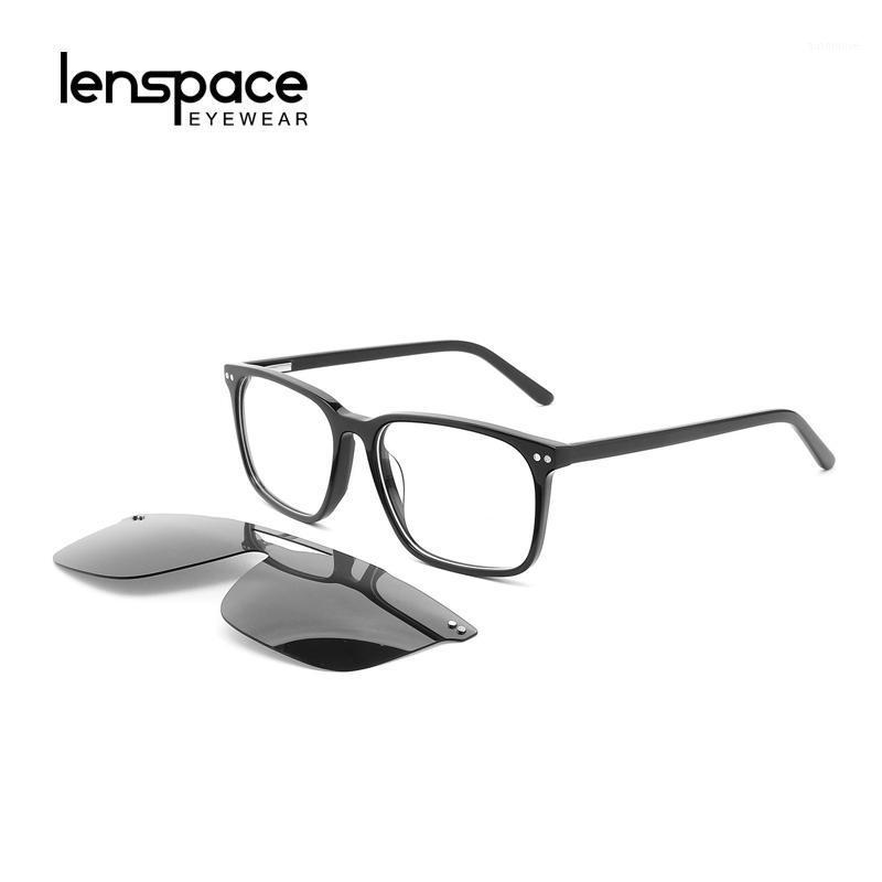 Lenspace Polarized Sunglasses Women Magnetic Clip On Acetate Glasses Square Sunglasses Eyeglasses Frame Men's Myopia Glasses1 
Lenspace Polarized Sunglasses Women Magnetic Clip On Acetate Glasses Square Sunglasses Eyeglasses Frame Men's Myopia Glasses1