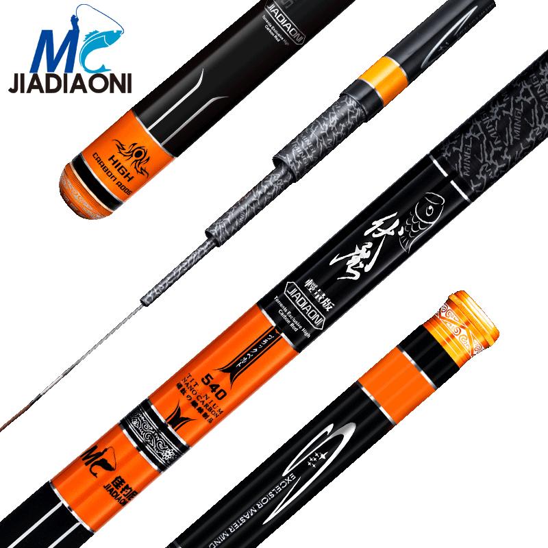 JIADIAONI Portable Fishing Rod Stream Hand Fish Pole Carbon Super Light 3.6m-7.2m Outdoor Casting Fishing Rods Tackles JDN098
JIADIAONI Portable Fishing Rod Stream Hand Fish Pole Carbon Super Light 3.6m-7.2m Outdoor Casting Fishing Rods Tackles JDN098