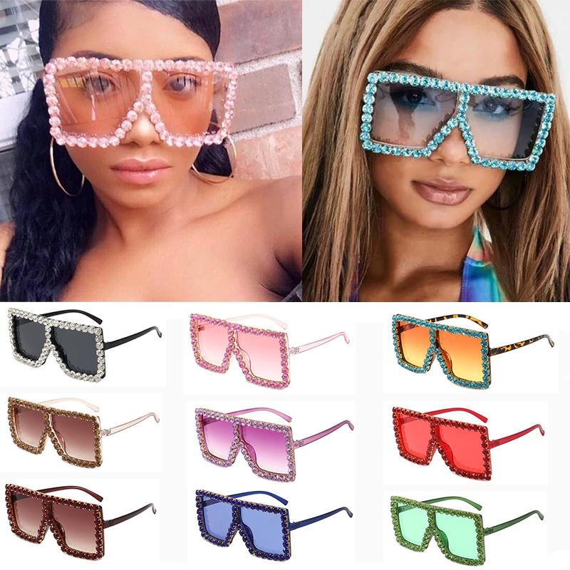 Wholesale Oversized Shades Diamond Square Sunglasses Women festival Designer bling Rhinestone Sun Glasses Men Party Eyewear
Wholesale Oversized Shades Diamond Square Sunglasses Women festival Designer bling Rhinestone Sun Glasses Men Party Eyewear