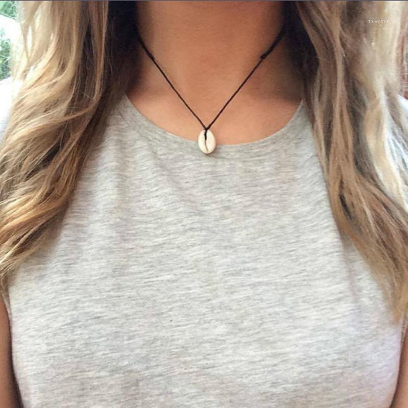 Wholesale Bohemian Women Jewelry Simple Black Rope Chain Silver Color Shell Clavicle Choker Necklace Beach Accessories1
Wholesale Bohemian Women Jewelry Simple Black Rope Chain Silver Color Shell Clavicle Choker Necklace Beach Accessories1