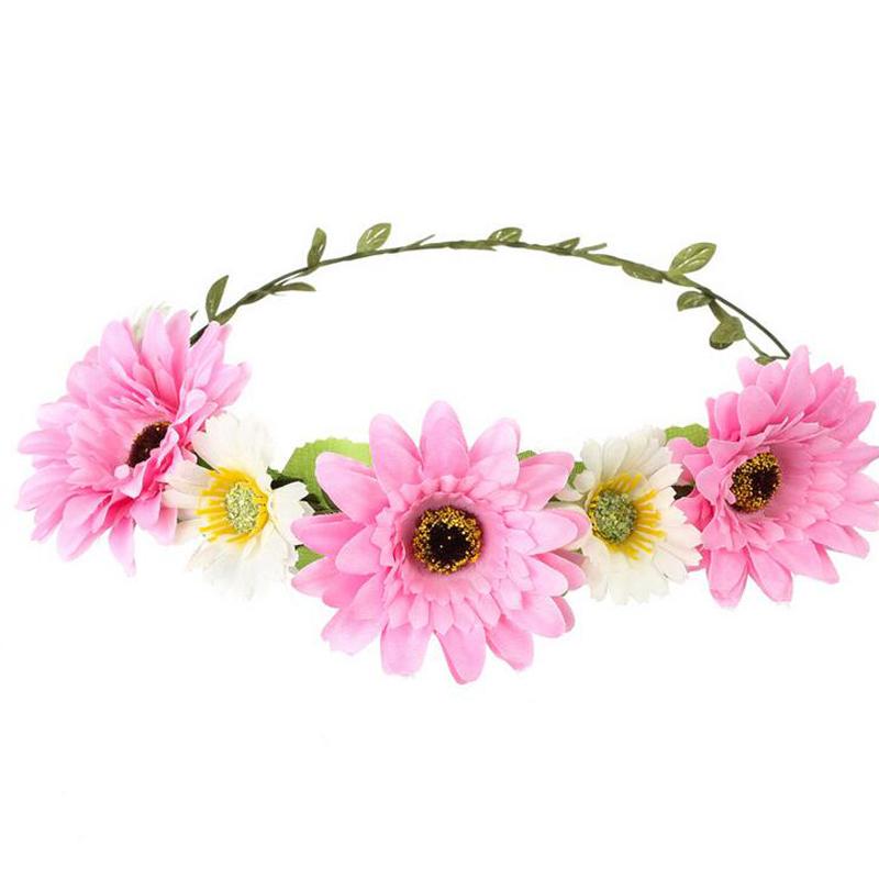 10pcs/lot Gerbera Flower Wreath Cloth Hair Accessories Beach Hairbands Bride Headwear For Wedding Headdress, Beige
10pcs/lot Gerbera Flower Wreath Cloth Hair Accessories Beach Hairbands Bride Headwear For Wedding Headdress, Beige