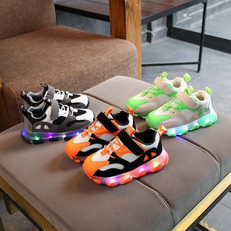 Size 21-30 Baby Breathable Glowing Shoes Chaussure for Girls Kids Anti-slippery Sneakers Boys Led Light Up Casual Luminous Tenis, Black
Size 21-30 Baby Breathable Glowing Shoes Chaussure for Girls Kids Anti-slippery Sneakers Boys Led Light Up Casual Luminous Tenis, Black