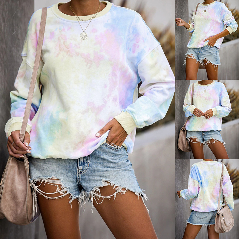 Februaryfrost Autumn Womens Hoodies Multicolor Long Sleeve Pastel Sweatshirt Female Loose Tie Dye Printed Hoodie Pullover Tops Oversize
Februaryfrost Autumn Womens Hoodies Multicolor Long Sleeve Pastel Sweatshirt Female Loose Tie Dye Printed Hoodie Pullover Tops Oversize