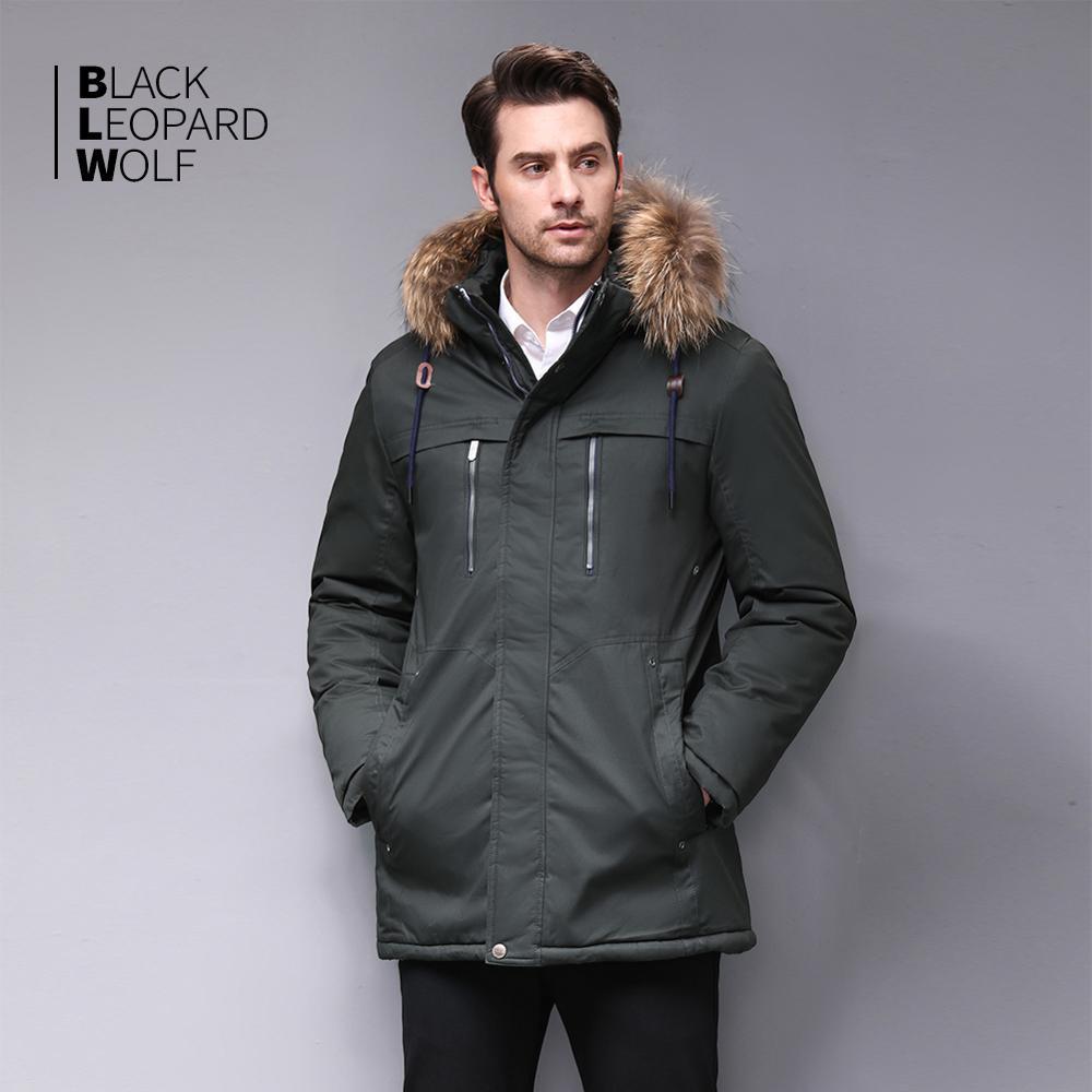 Blackleopardwolf winter jacket men fashion coat thik parka men alaska detachable outwear with comfortable cuffs BL-6605M 201026