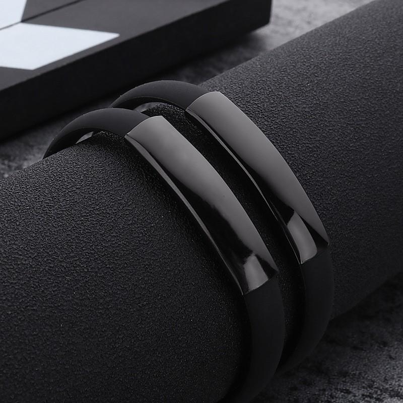 Sangsy 2020 New Fashion Wristband Black Punk Rubber Silicone Stainless Steel Men Bracelets Bangles Pulseras Hombre Caucho
Sangsy 2020 New Fashion Wristband Black Punk Rubber Silicone Stainless Steel Men Bracelets Bangles Pulseras Hombre Caucho