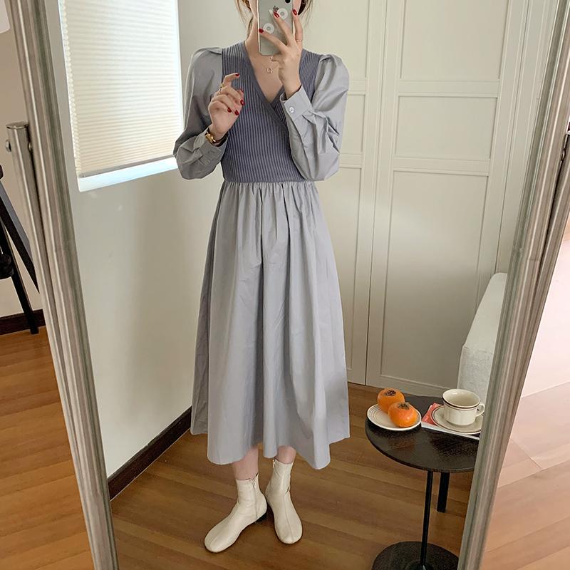 Korean Winter Puff Sleeve Long Dress High Waist Vintage Elbise Ladies Sukienki V-neck Party Ropa Mujer Elegant R40, Black
Korean Winter Puff Sleeve Long Dress High Waist Vintage Elbise Ladies Sukienki V-neck Party Ropa Mujer Elegant R40, Black
