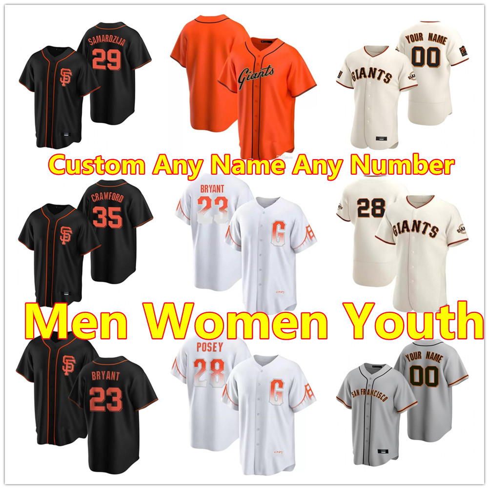 Giant Buster Posey Brandon Crawford Jersey Kris Bryant San Mike Yastrzemski Francisco Kevin Jake McGee Solano Will Clark men women baseball jerseys, As shown in illustration
Giant Buster Posey Brandon Crawford Jersey Kris Bryant San Mike Yastrzemski Francisco Kevin Jake McGee Solano Will Clark men women baseball jerseys, As shown in illustration