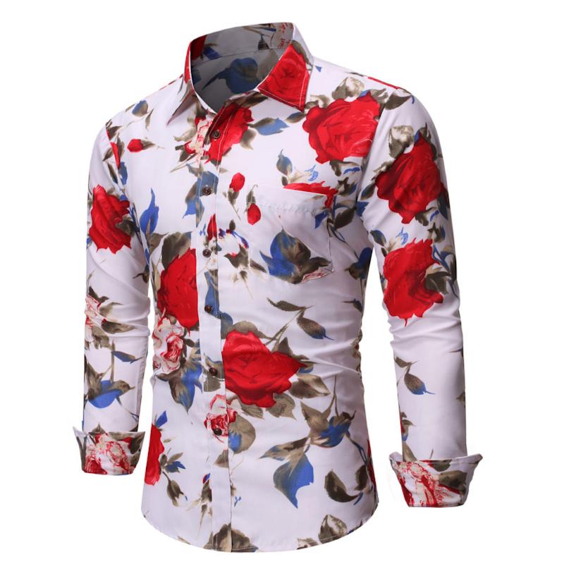 Feitong Floral Shirt Men Spring Summer Casual Slim Printed Long Sleeve White Shirts Top Beach Blouse Hawaian Shirt, Black
Feitong Floral Shirt Men Spring Summer Casual Slim Printed Long Sleeve White Shirts Top Beach Blouse Hawaian Shirt, Black