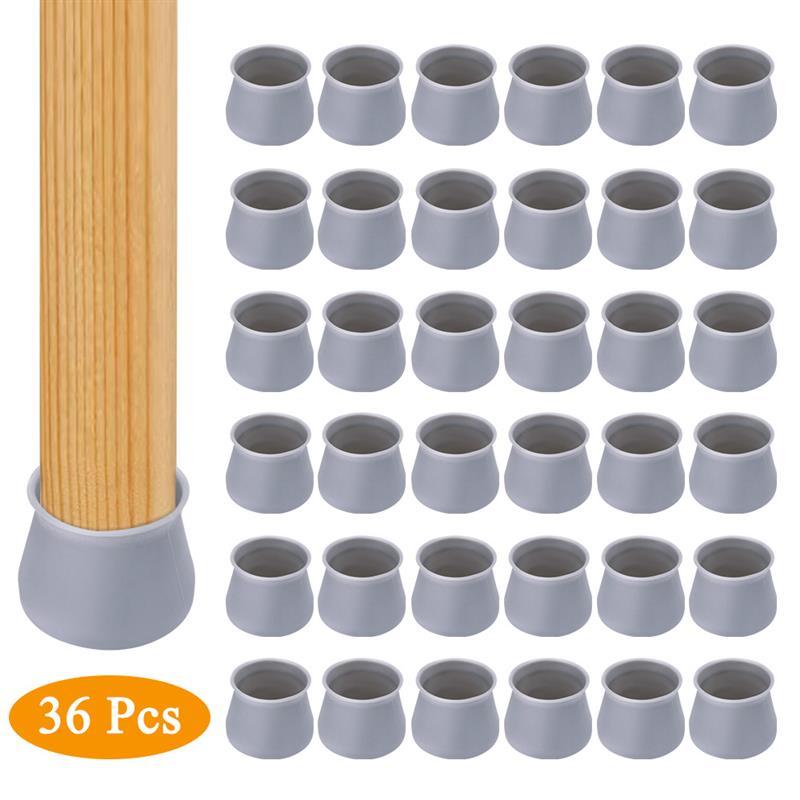 36PCS Furniture Chair Leg Silicone Cap Pad Protect Table Feet Cover Floor Protector Non-Slip Table Chair Mat Caps Foot
36PCS Furniture Chair Leg Silicone Cap Pad Protect Table Feet Cover Floor Protector Non-Slip Table Chair Mat Caps Foot