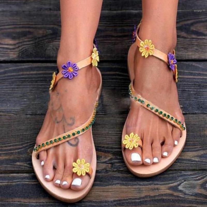 Sandals Retro Womens Flats Flowers Open Toe AnkleFlats Beach Shoe Roman Sandals Female Soft Chaussures Beach Shoes #391, Ye
Sandals Retro Womens Flats Flowers Open Toe AnkleFlats Beach Shoe Roman Sandals Female Soft Chaussures Beach Shoes #391, Ye