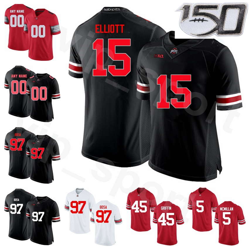 NCAA College Football 97 Joey Bosa Jersey Ohio State Buckeyes 15 Ezekiel Elliott 45 Archie Griffin 5 Raekwon McMillan Orlando Pace Legend, With 150th patch
NCAA College Football 97 Joey Bosa Jersey Ohio State Buckeyes 15 Ezekiel Elliott 45 Archie Griffin 5 Raekwon McMillan Orlando Pace Legend, With 150th patch