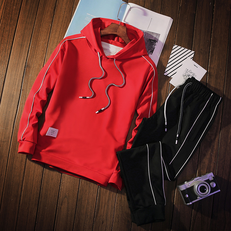2021 New Spring Autumn Two Piece Sporting Suits Hodies+pants Mens Hoodies Sets Streewear Tracksuit Men's Clothing F815, White
2021 New Spring Autumn Two Piece Sporting Suits Hodies+pants Mens Hoodies Sets Streewear Tracksuit Men's Clothing F815, White