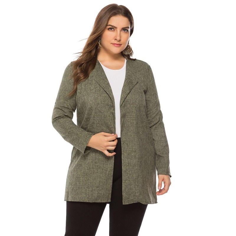 New Fashion 2020the Fall Big Fat Mm Long Cardigan Casual Wild Jacket Mom Wearing Women's Clothes Kfe9 10D8, Green
New Fashion 2020the Fall Big Fat Mm Long Cardigan Casual Wild Jacket Mom Wearing Women's Clothes Kfe9 10D8, Green