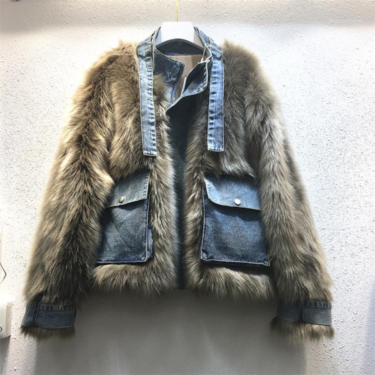 Winter Fur Coat Women Denim Patchwork Faux Fur Pocket Short Lady Jacket 2020 Streetwear New Arrival Female Warm Overcoats1, White
Winter Fur Coat Women Denim Patchwork Faux Fur Pocket Short Lady Jacket 2020 Streetwear New Arrival Female Warm Overcoats1, White