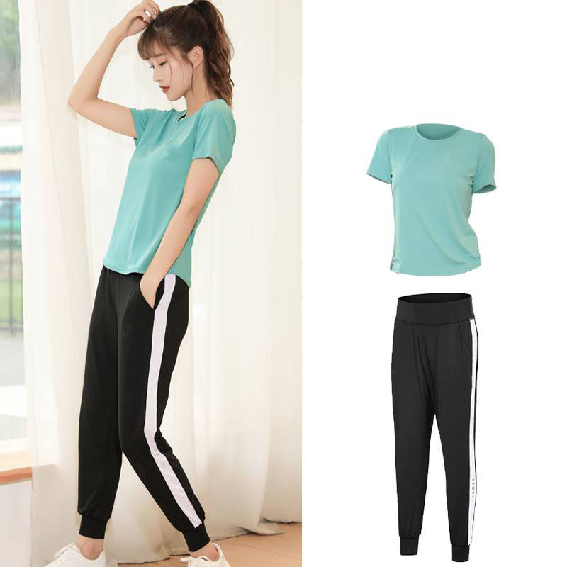 Harlan suit fitness yoga clothes women loose leisure gym quick-drying clothes sports two-piece autumn and winter running clothes, Green
Harlan suit fitness yoga clothes women loose leisure gym quick-drying clothes sports two-piece autumn and winter running clothes, Green