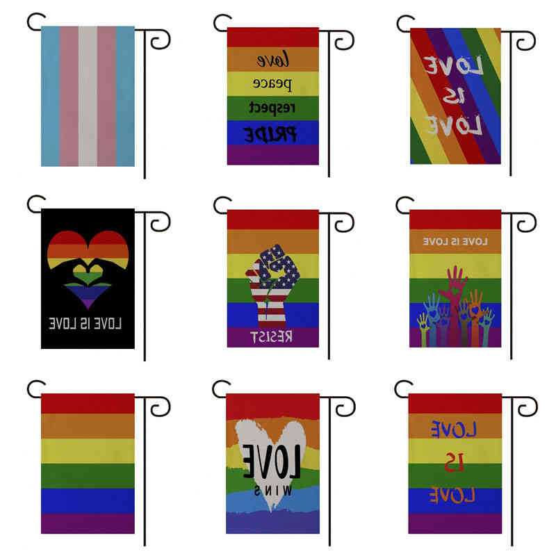 Party Supplies Gay Pride Courtyard Rainbow Garden Flag Double-sided Gardens Flags Banner Room Yard Home Gardening Decoration Tools ZXFTL1208
Party Supplies Gay Pride Courtyard Rainbow Garden Flag Double-sided Gardens Flags Banner Room Yard Home Gardening Decoration Tools ZXFTL1208
