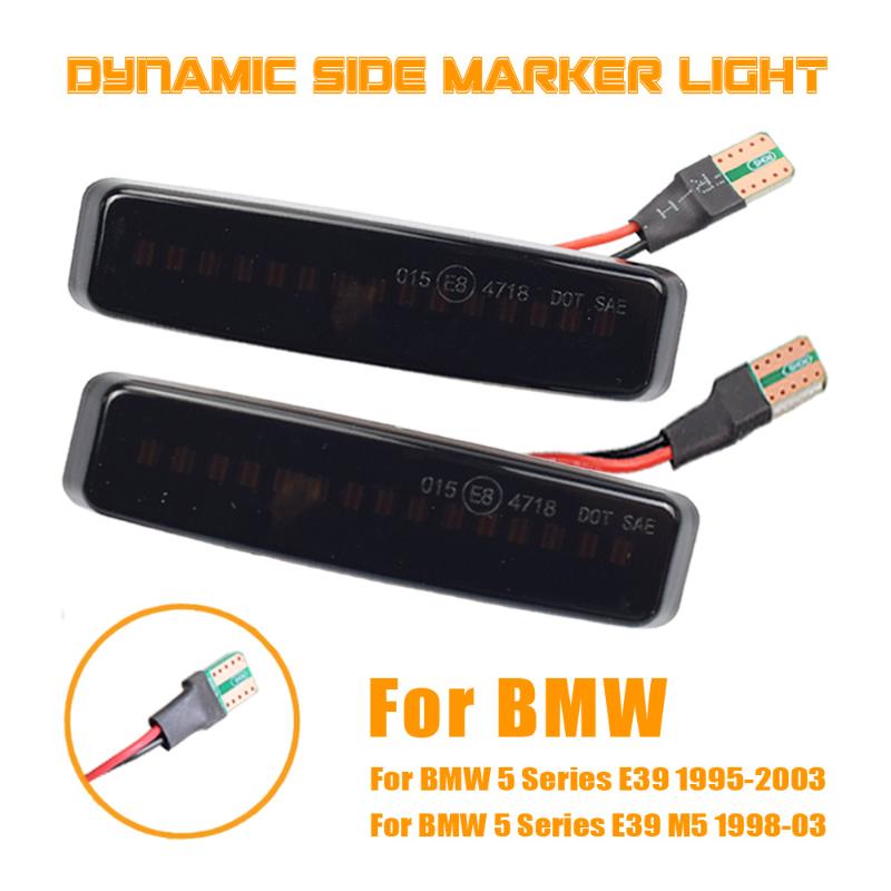 LED Dynamic Turn Signal Blinker Side Wing Marker Light Mirror Flasher Light For 5 Series E39 (09.1995-06.2003, As pic
LED Dynamic Turn Signal Blinker Side Wing Marker Light Mirror Flasher Light For 5 Series E39 (09.1995-06.2003, As pic