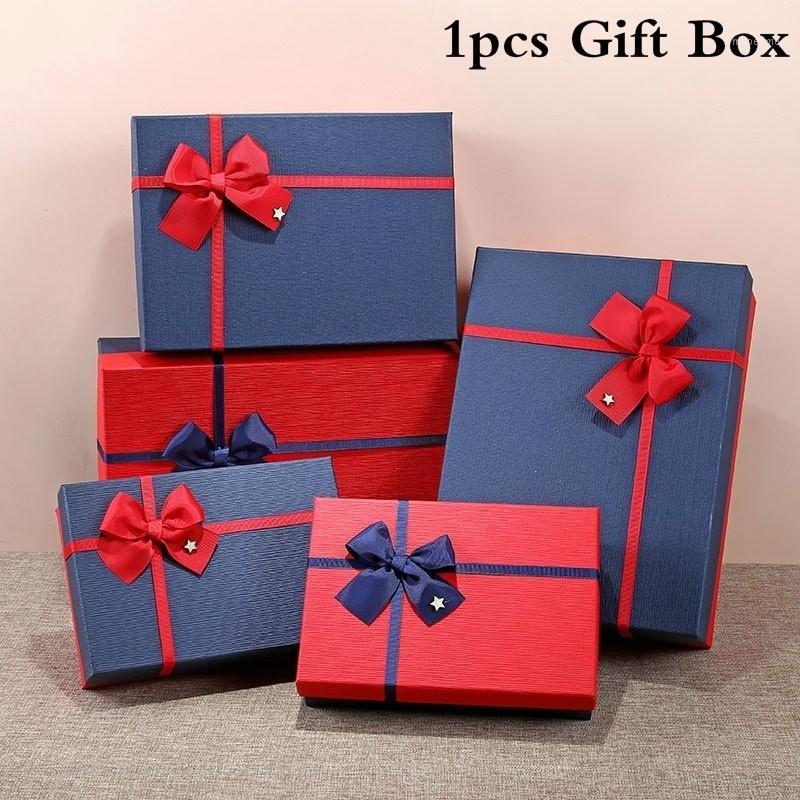 Christmas Blue Red Rectangular Bow Box Creative Simple Gift Box Carton Cosmetics Gift Party Supplies1
Christmas Blue Red Rectangular Bow Box Creative Simple Gift Box Carton Cosmetics Gift Party Supplies1