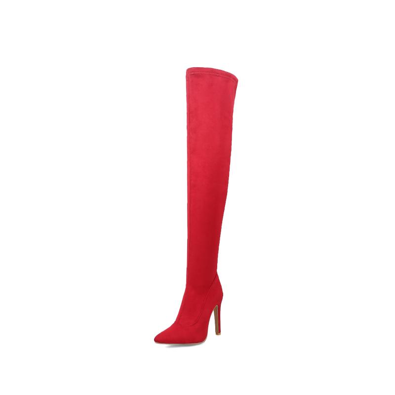 MKKHOU fashion Over-the-knee boot Woman 2020 New Winter Simple pointed suede stretch 11cm high-heeled boot woman, Black
MKKHOU fashion Over-the-knee boot Woman 2020 New Winter Simple pointed suede stretch 11cm high-heeled boot woman, Black