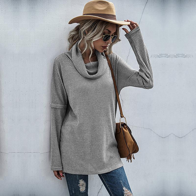 Women's Sweaters Knitted Sweater Women 2022 Autumn Winter Solid Gray Turtleneck Loose Knit Pullovers Top Female Long Sleeve Jumper Knitwear, White;black
Women's Sweaters Knitted Sweater Women 2022 Autumn Winter Solid Gray Turtleneck Loose Knit Pullovers Top Female Long Sleeve Jumper Knitwear, White;black