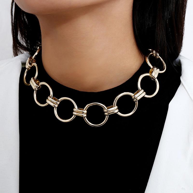 Punk Hiphop Thick Chain Round Circle Choker Necklace for Women Exaggerated Geometric Necklace Bracelet Jewelry XR2928
Punk Hiphop Thick Chain Round Circle Choker Necklace for Women Exaggerated Geometric Necklace Bracelet Jewelry XR2928