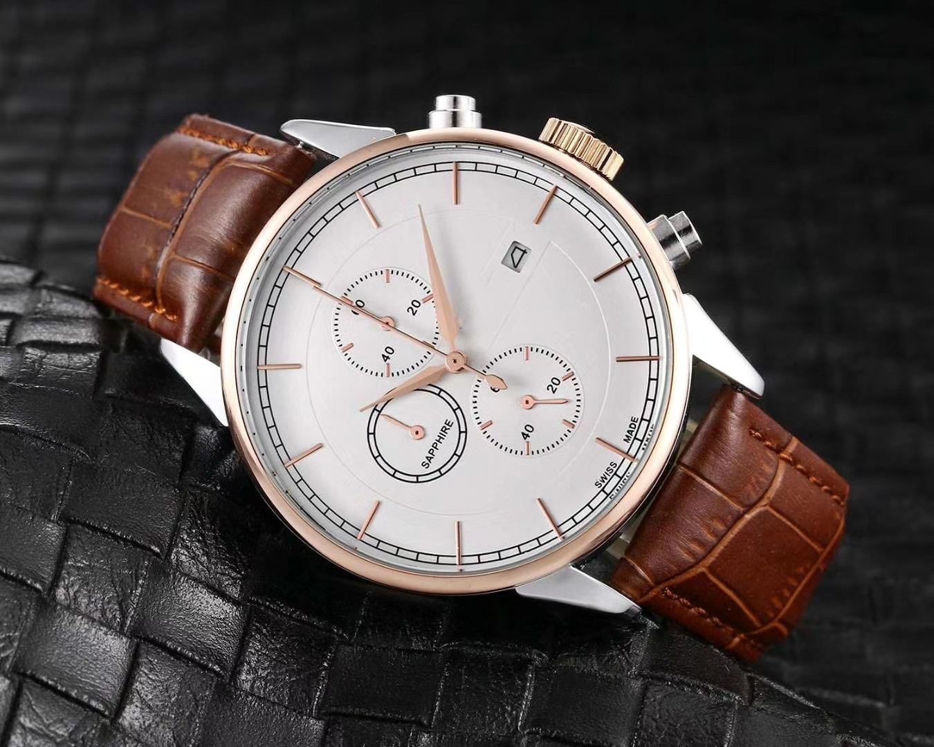 new spot quick selling popular wechat men's leisure belt tiangjh watch factory direct sales, Slivery;brown
new spot quick selling popular wechat men's leisure belt tiangjh watch factory direct sales, Slivery;brown