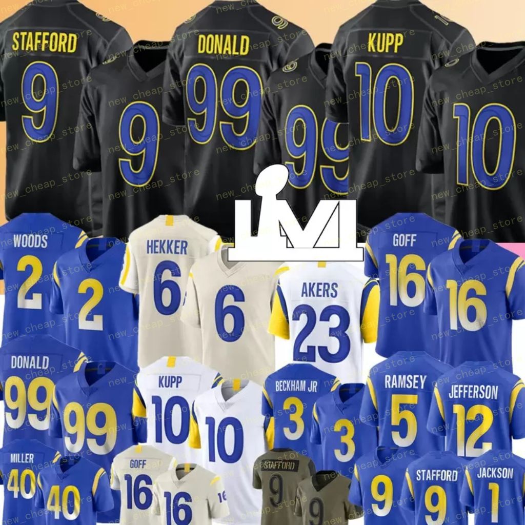 Van Jefferson 9 Matthew Stafford Football Jersey 99 Aaron Donald Jalen Ramsey Andrew Whitworth 3 Odell Beckham Jr. Von Miller Robert Woods C, Black;red
Van Jefferson 9 Matthew Stafford Football Jersey 99 Aaron Donald Jalen Ramsey Andrew Whitworth 3 Odell Beckham Jr. Von Miller Robert Woods C, Black;red