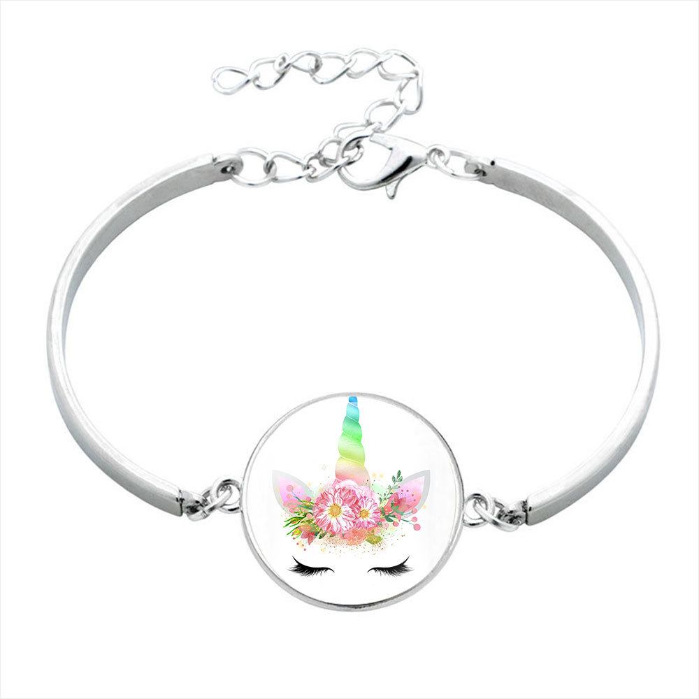 Bracelet for Girls Children Kids Enamel Life Is Magical Unicorn Horse Jewelry Accessories Cartoon Animal Bangle Unicorn
Bracelet for Girls Children Kids Enamel Life Is Magical Unicorn Horse Jewelry Accessories Cartoon Animal Bangle Unicorn
