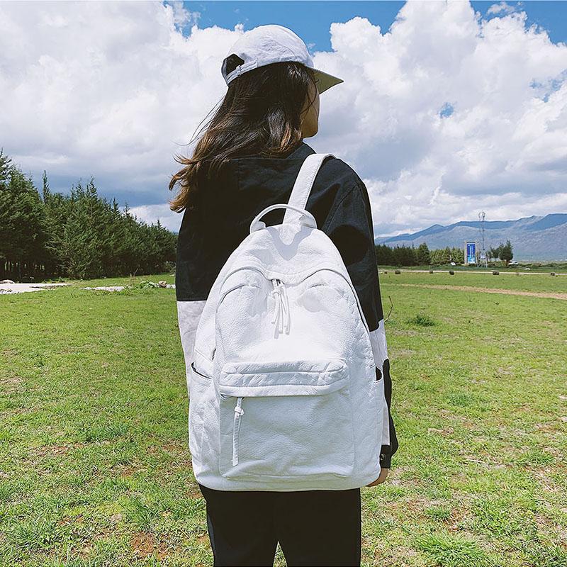PU Leather Women's Backpack Large-Capacity School Bag Teen Girl Fashion Solid Color Backpack Female Black Rucksack Female
PU Leather Women's Backpack Large-Capacity School Bag Teen Girl Fashion Solid Color Backpack Female Black Rucksack Female
