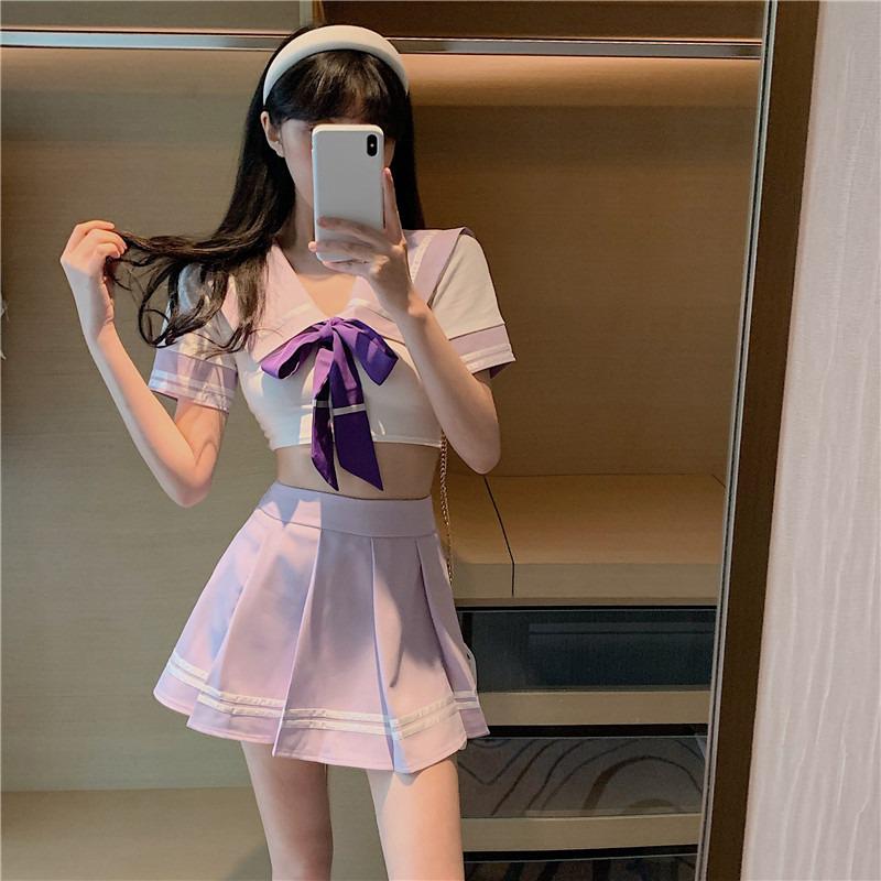 Academic Style Suit Student JK Uniform Pleated Skirt Summer Western Style New Skirt Two-Piece Women's Clothing Sexy Lady Girl, Gray skirt
Academic Style Suit Student JK Uniform Pleated Skirt Summer Western Style New Skirt Two-Piece Women's Clothing Sexy Lady Girl, Gray skirt