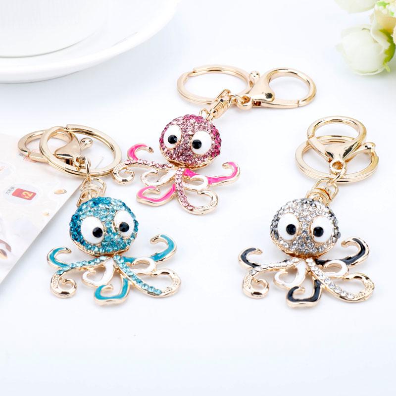 New Style Octopus Keychain Aesthetic Rhinestone Key Chain Car Key Ring Accessoreis Keychains for Ladies
New Style Octopus Keychain Aesthetic Rhinestone Key Chain Car Key Ring Accessoreis Keychains for Ladies