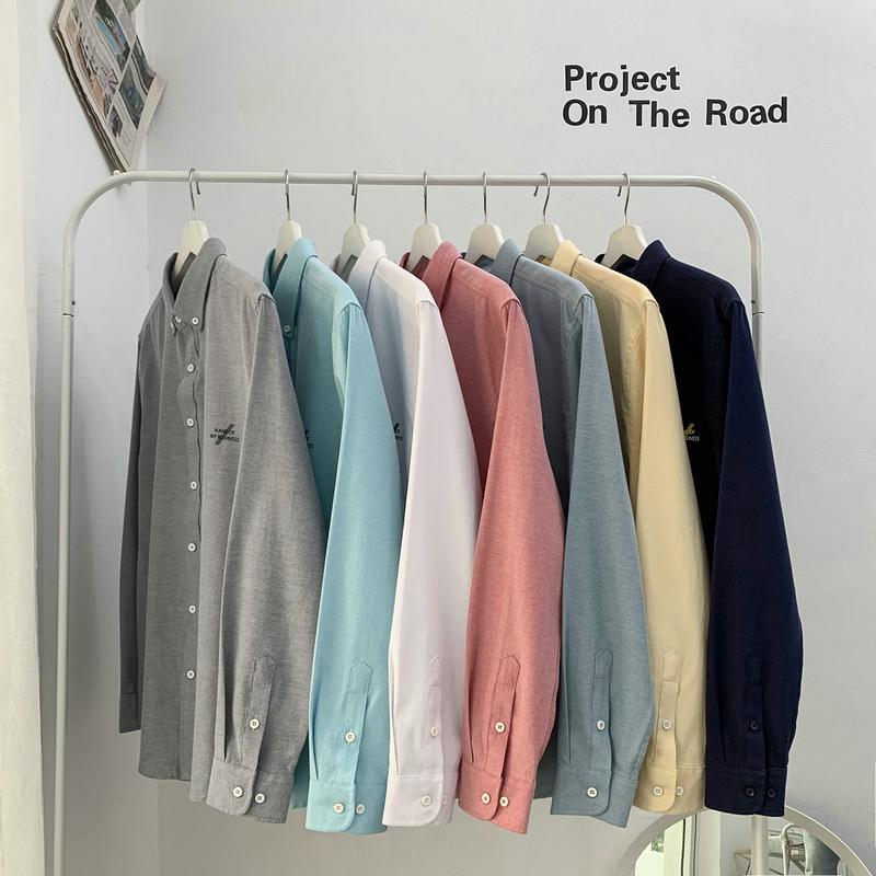 Fashion Oxford Shirts Men Long-sleeved Shirt Mens Casual Business Button Shirt Mens Cardigan Tops Male Brand Clothing Plus Size, Gray
Fashion Oxford Shirts Men Long-sleeved Shirt Mens Casual Business Button Shirt Mens Cardigan Tops Male Brand Clothing Plus Size, Gray