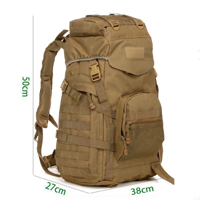 60L Tactical Molle Backpack Army Outdoor Bag Rucksack Men Camping Travel Backpack Hiking Sports Molle Pack Climbing Bag1