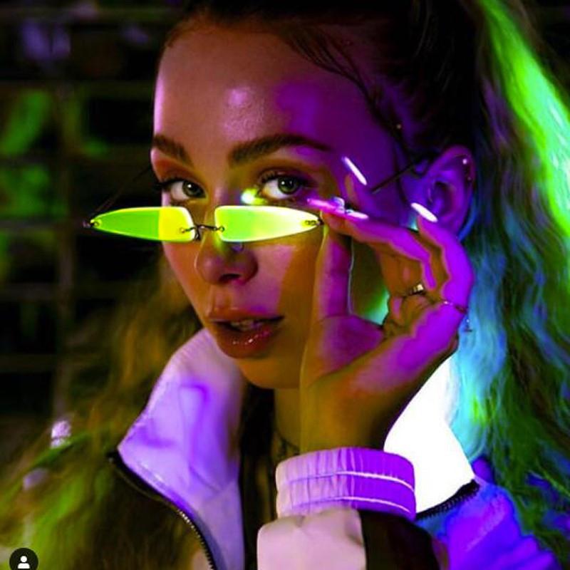 Sunglasses Fashion Candy Color Triangle Cat Eye For Women Vintage Rimless Alloy Small Sun Glasses Men Hip Hop Shades Yellow
Sunglasses Fashion Candy Color Triangle Cat Eye For Women Vintage Rimless Alloy Small Sun Glasses Men Hip Hop Shades Yellow