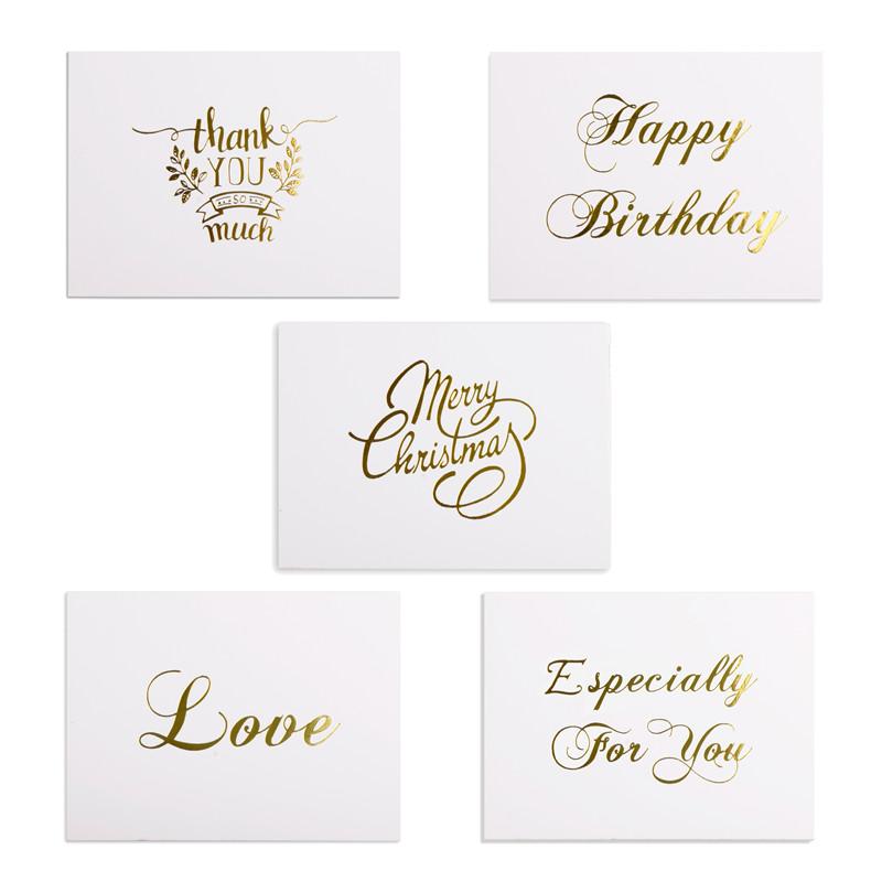 48pcs Mini Gold Embossed Thank you Card Valentine Happy Birthday Christmas Party Wedding Invitations Letter Greeting Cards
48pcs Mini Gold Embossed Thank you Card Valentine Happy Birthday Christmas Party Wedding Invitations Letter Greeting Cards