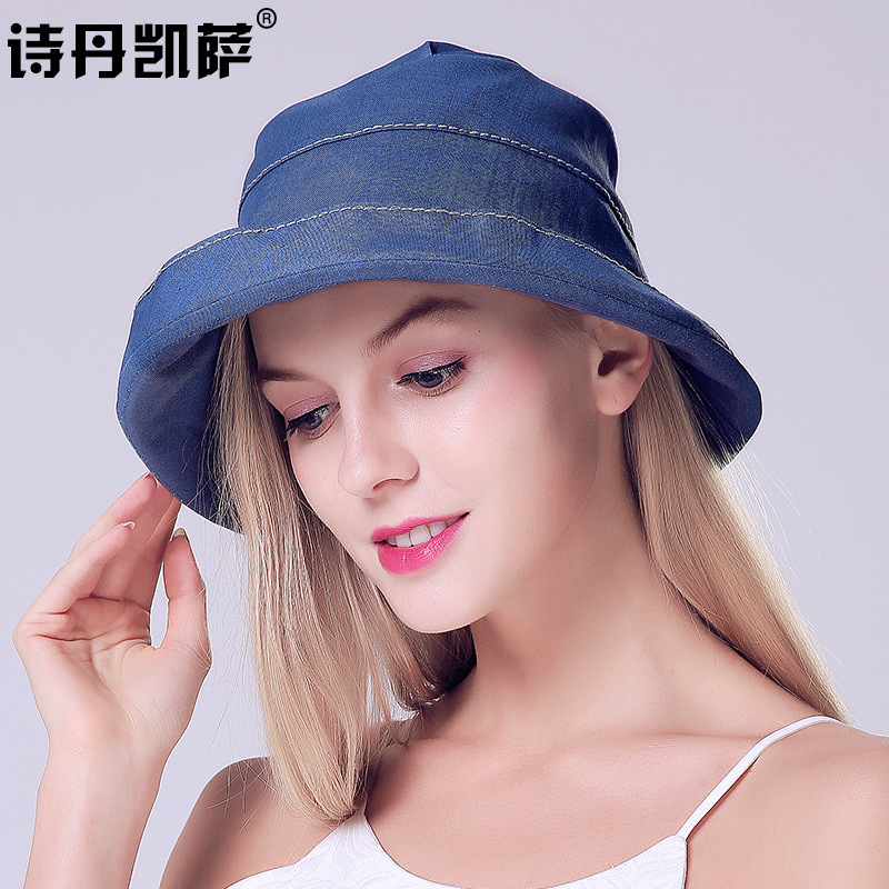 Lady Summer Sun Hats Girls Wide Brim Fisherman Caps Striped Hat Lady Anti-ultraviolet Sunshade Hat Outdoor Beach Cap A126, Blue
Lady Summer Sun Hats Girls Wide Brim Fisherman Caps Striped Hat Lady Anti-ultraviolet Sunshade Hat Outdoor Beach Cap A126, Blue