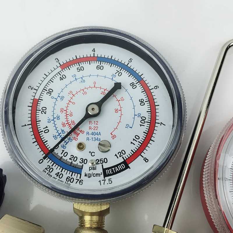 New Air conditioner Manometer Double meters Car Home Fixed Inverter Pressure Metering of refrigerant Fill