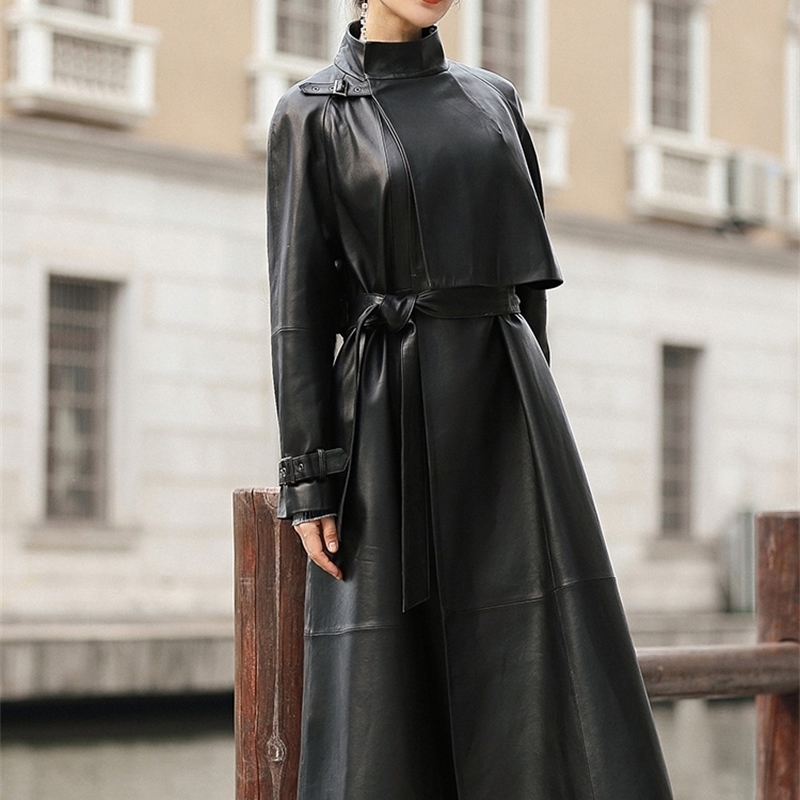 Nerazzurri black long faux leather trench coat for women belt Raglan sleeve spring autumn coat women plus size loose overcoat 201029, Red
Nerazzurri black long faux leather trench coat for women belt Raglan sleeve spring autumn coat women plus size loose overcoat 201029, Red