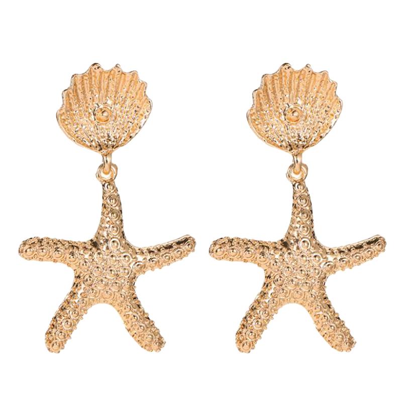 Seashell Earrings For Women Starfish Shell Cowrie Statement Earrings 2020 Summer Beach Jewelry Pendientes Cortos
Seashell Earrings For Women Starfish Shell Cowrie Statement Earrings 2020 Summer Beach Jewelry Pendientes Cortos